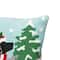 Glitzhome® Hooked Christmas Dog Throw Pillow